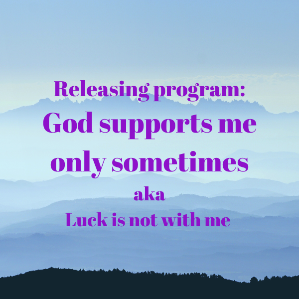 Key#16 - Releasing Program - God Supports Me Only Sometimes